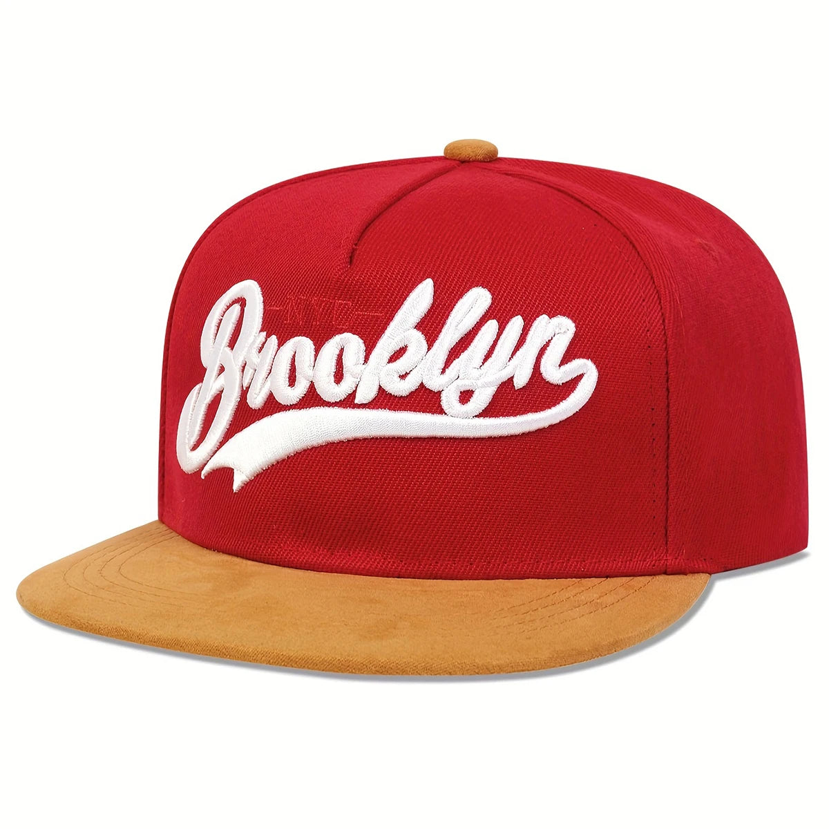 1piece Unisex BROOKLYN Letter Embroidery Hip Hop Hat Outdoor Adjustable Sunscreen Leisure Hat Spring Autumn Travel Vacation