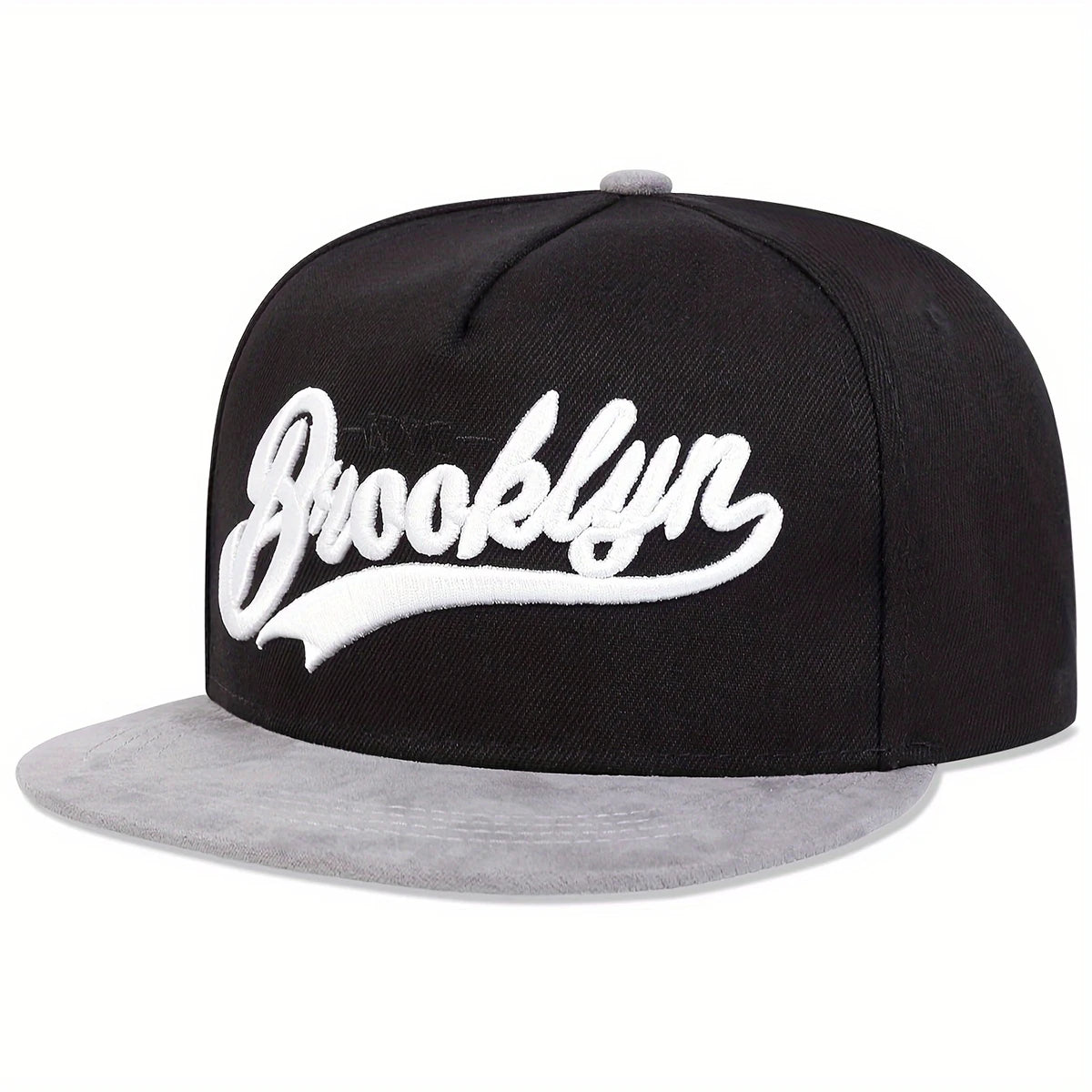 1piece Unisex BROOKLYN Letter Embroidery Hip Hop Hat Outdoor Adjustable Sunscreen Leisure Hat Spring Autumn Travel Vacation