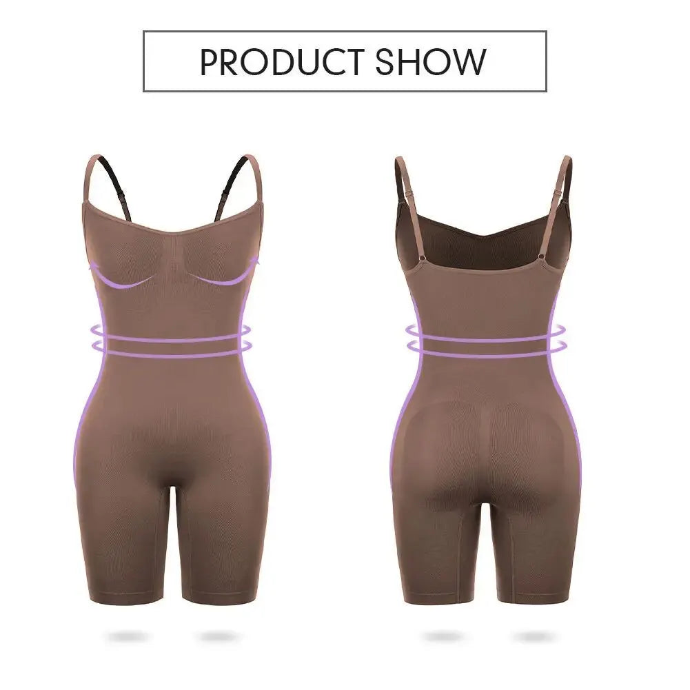 1 Piece Hip Lifting Seamless Shapewear Ladies Corset Full Body Sling Belly Beautiful Body One-piece Underwear