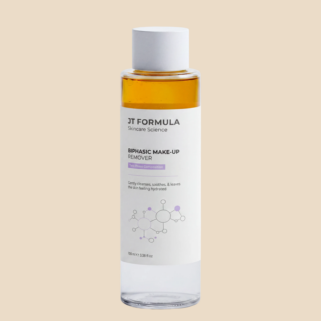 JT FORMULA Sanfter parfümfreier Zwei-Phasen-Make-up-Entferner – 100 ml