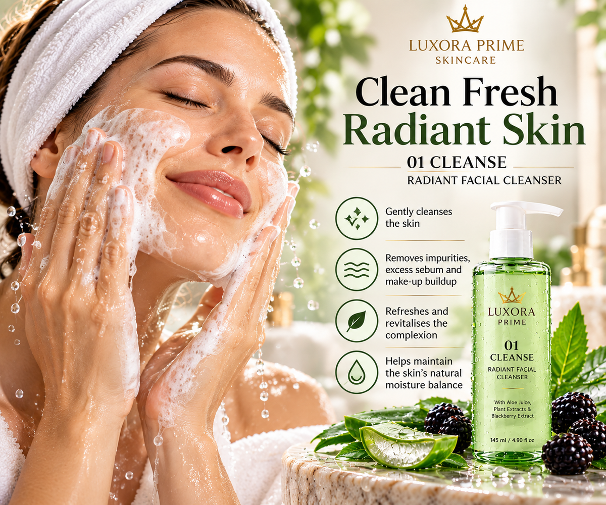 01 CLEANSE – Radiant Facial Cleanser